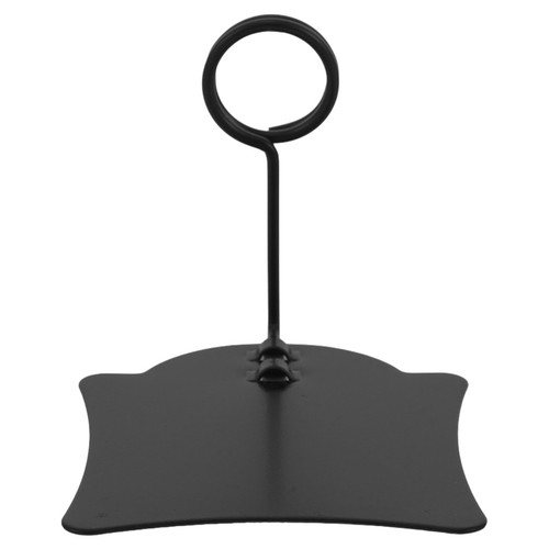Black metal price label holder - black,