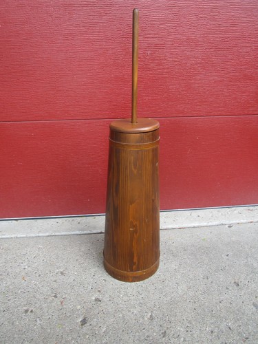 Antique wooden butter - antique,