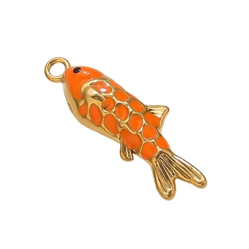 Unique rainbow fish - unique, pendant