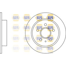 2x Brake Discs Solid For Opel