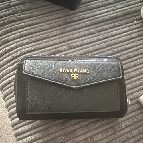 River island black faux - black,