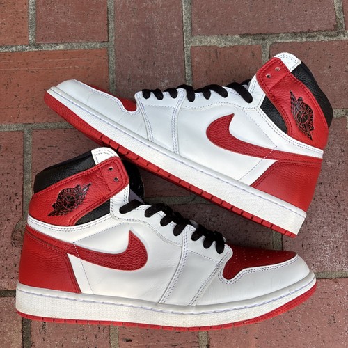 Jordan retro white - 1, red