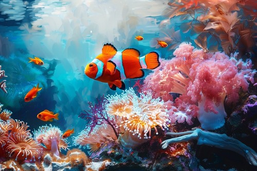 Clown fish coral - fish,