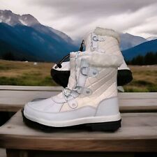 BEAR PAW Bethany Waterproof Boots WOMENS SIZE 5 Beautiful Snow White Warm