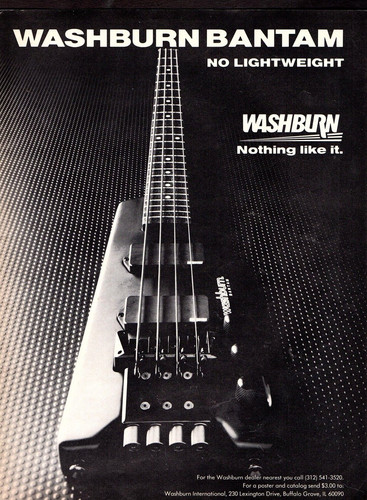 Vtg 80s washburn - washburn, bantam