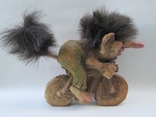 Nyform Ny Form Norwegian Norway Troll Cyclist Figure Ornament on Bike / Bicycle