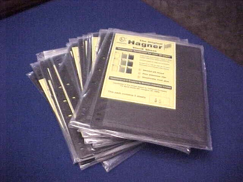 Each hagner stock sheets 2 - 5,