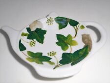BN Ceramic Green Ivy Tea Bag Rest Holder, Ivy Tea Bag Rest,Gift Teabag Tidy