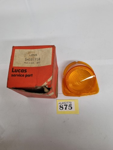 Lucas indicator amber lens - lucas,