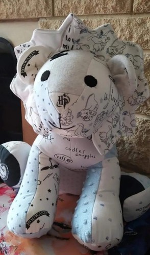 Handmade memory bear - memory,