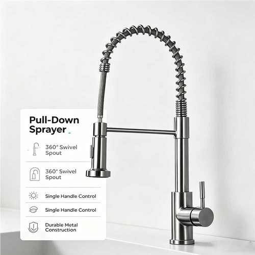 Monobloc kitchen sink mixer - sink,