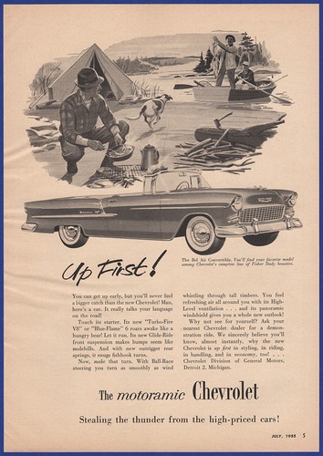 Vintage 1955 chevrolet bel air - chevrolet,