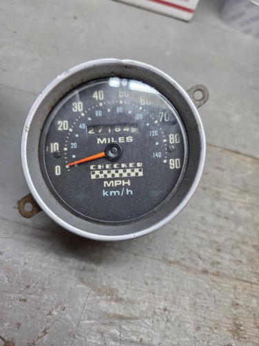 Vintage checker speedometer - checker,