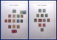 FRANCE: 1871-1876 Used Examples - Ex-Old Time Collection - 2 Album Pages