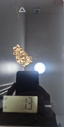 9ct solid gold bracelet - 9ct, 13