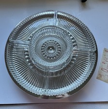 NIOB Kromex Relish Tray Lazy
