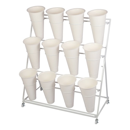 Tier flower display stand - 3‑tier,