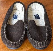 Mens Slouch Slippers, Brown