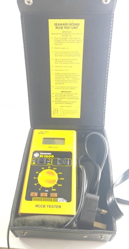 Seaward rc500d rccb rcd tester - seaward,