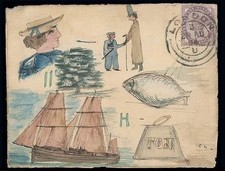 Superb 1894 hand illustrated - 1894,