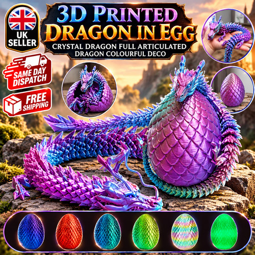 Printed dragon egg - 3d,