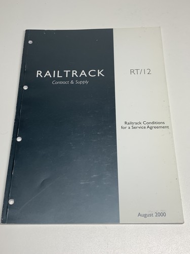 Railtrack contract supply - &,
