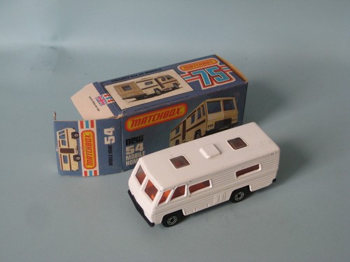 Matchbox mobile home white - 54,