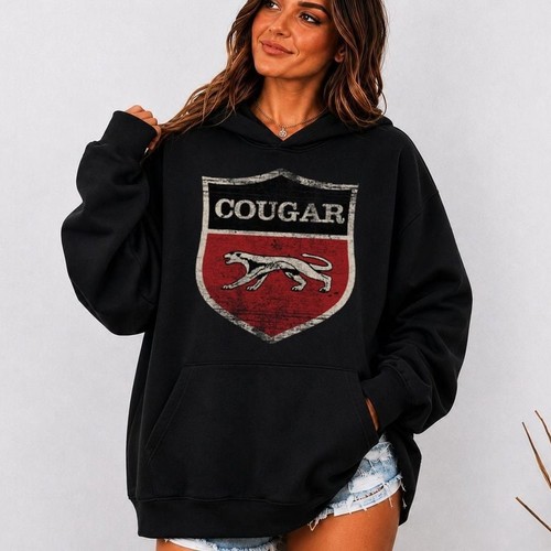 Cougar logo hoodie vintage - hoodie,,