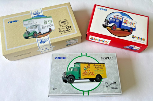 Corgi bedford van bundle nspcc - bedford,