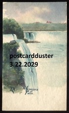NIAGARA FALLS Ontario Postcard 1900s Artist - EN Hand Painted