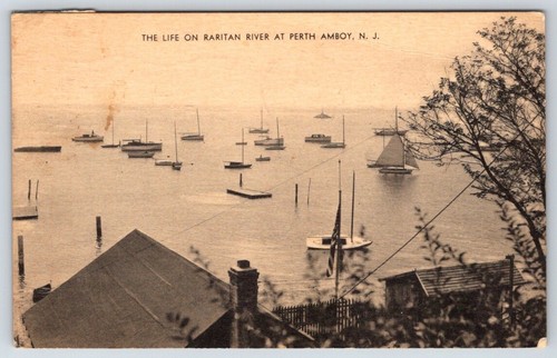 Postcard perth amboy new - perth,