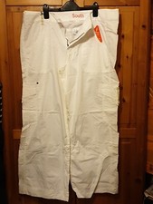 ladies SOUTH white linen