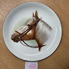 VTG HORSE plate Liverpool Road Pottery LTD stoke On Trent 6.5’in Diameter.