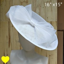 white fascinator wedding
