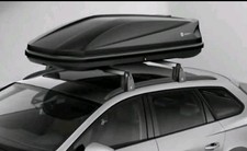 SEAT Roof box. 400LTR. Large, black, official, for roof rack. Top