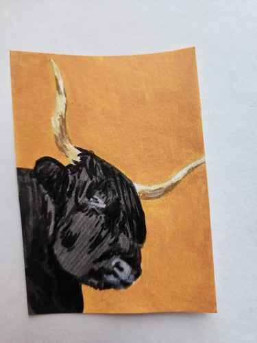 Aceo original acrylic - aceo,