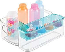 baby storage container BPs Free plastic kitchen tray for food bottles organizer 