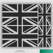 4 x Union Jack Flag Sticker -