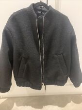 Zara Wool Bomber Jacket Size Small SOLD OUT Bloggers Favourite 