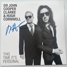 SIGNED THE STRANGLERS HUGH CORNWELL THIS TIME ITS PERSONAL VINYL ALBUM