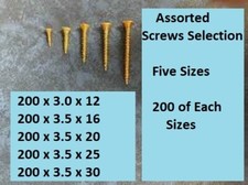 Chipboard Screws Mixed 1000