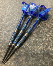 RED DRAGON – Gerwyn Price Iceman Glacier Series Tungsten 22G BLUE Darts Set 
