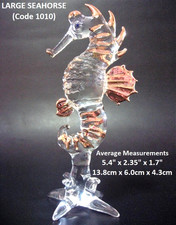 Murano Style Glass SEAHORSE