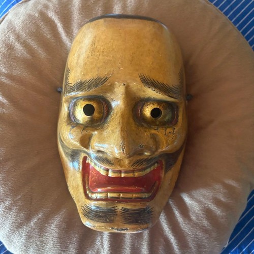 Japanese noh mask kurohige - mask,