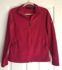 BERGHAUS Ladies Pink Full Zipped, Fleece Size 12, VGC