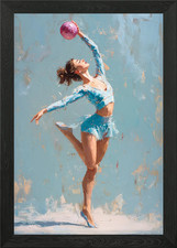 Rhythmic Gymnastics Ball Art