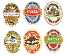 Beer Labels: 6 x Burtonwood Brewery Co (Forshaws)