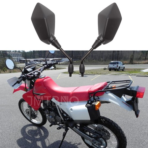 Black motorcycle rearview - black,