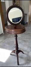 Antique Mahogany Victorian Shaving Stand With Mirror