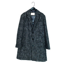 Sawyers + Hendricks Black White Single Breasted Wool Blend - Size 44